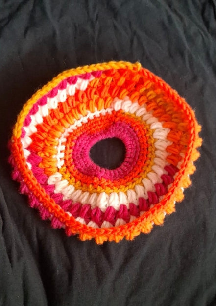 The Fluffy Scrunchie — Crochet Pattern (PDF)