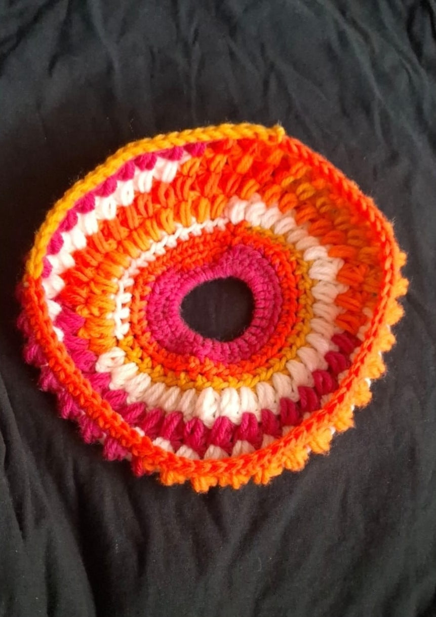 The Fluffy Scrunchie — Crochet Pattern (PDF)