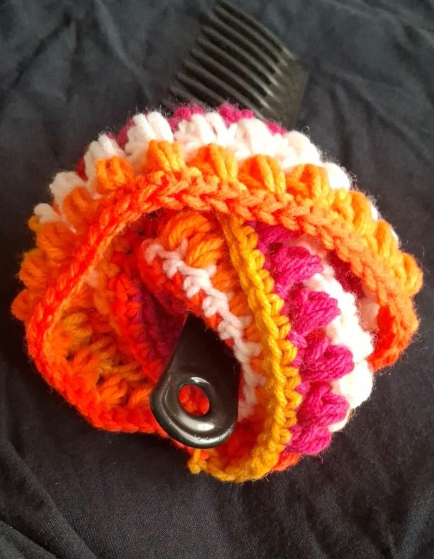 The Fluffy Scrunchie — Crochet Pattern (PDF)
