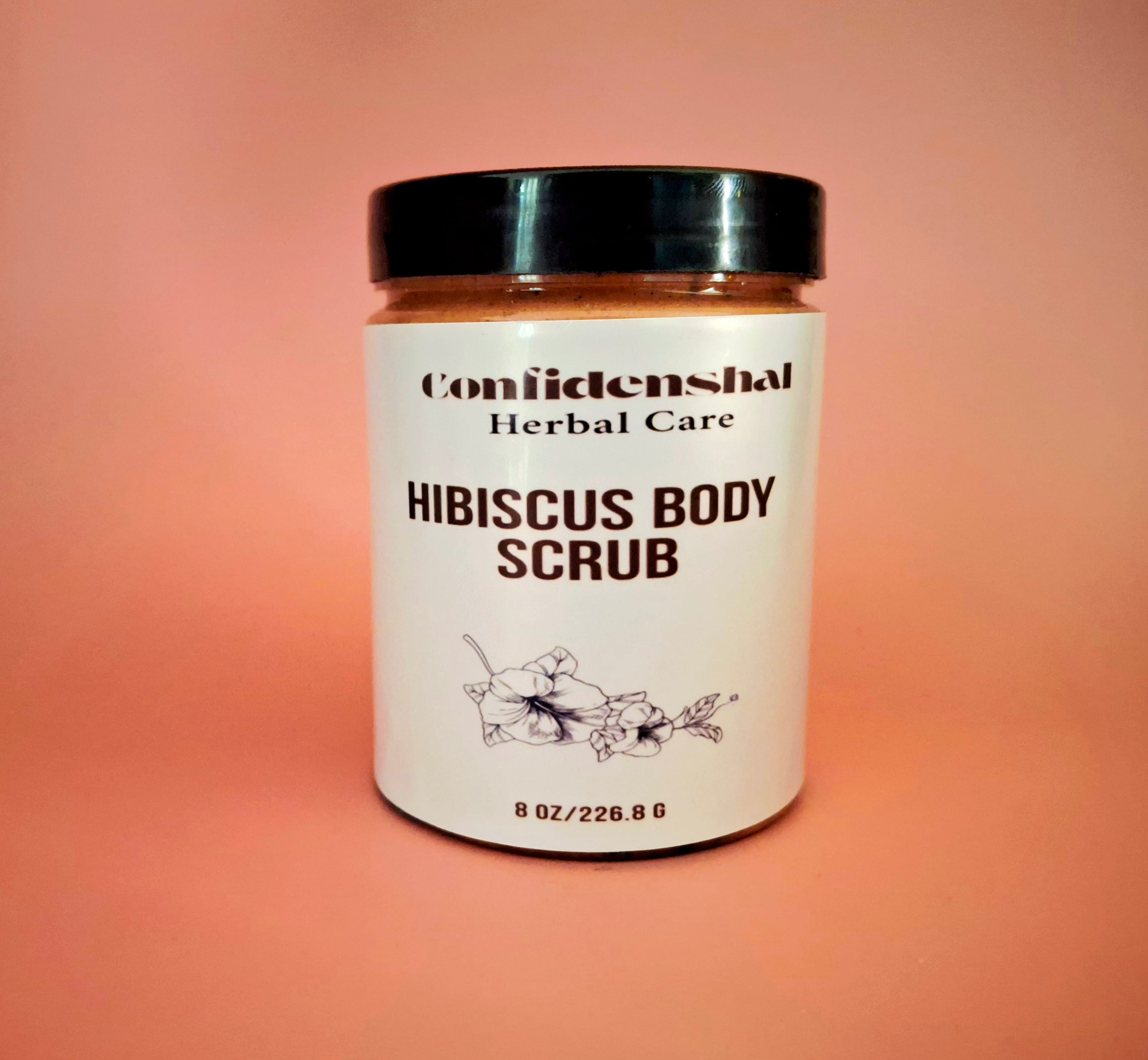 Hibiscus Body Scrub/Herbal Hibiscus Body Scrub