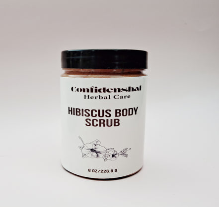 Hibiscus Body Scrub/Herbal Hibiscus Body Scrub
