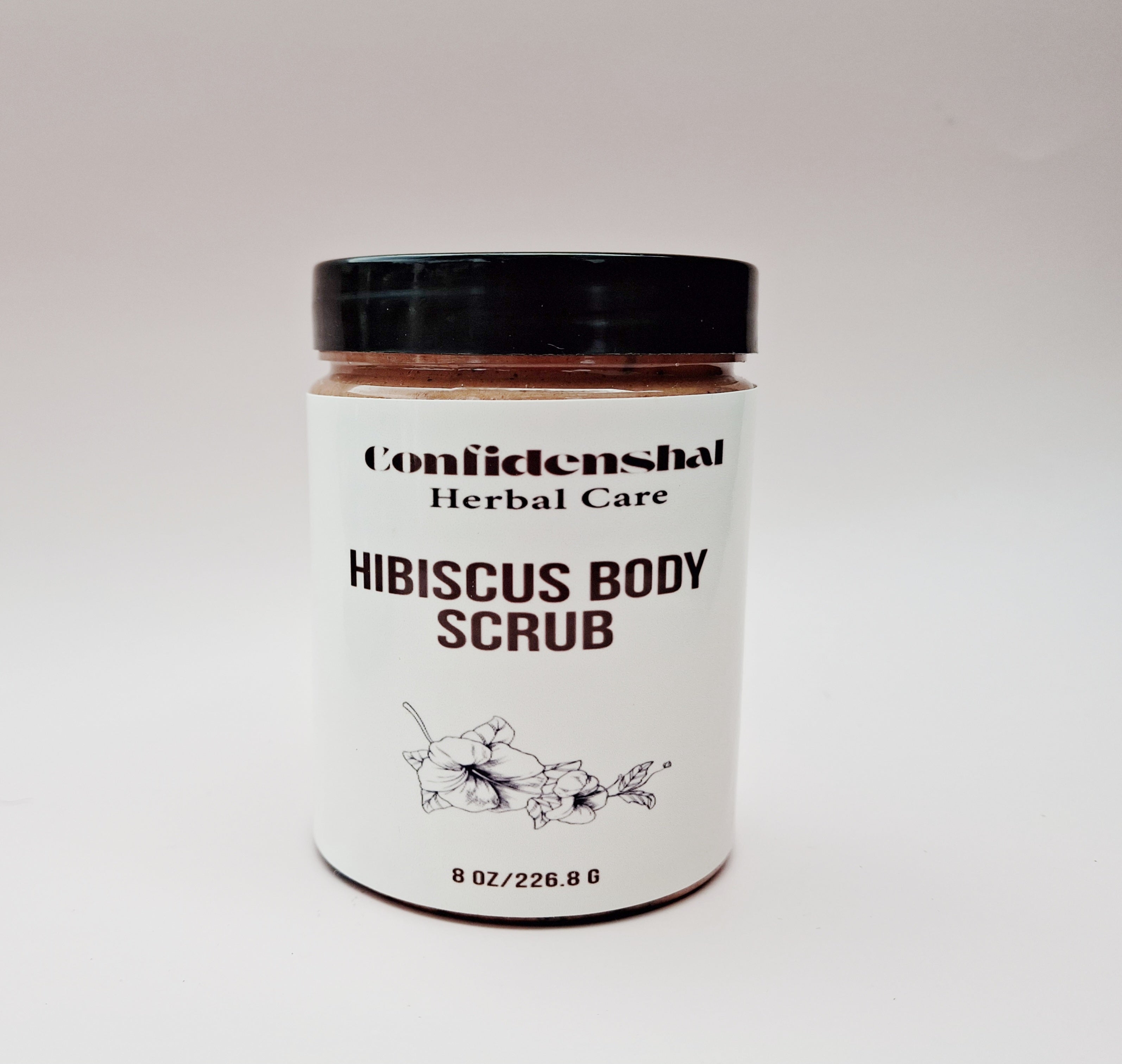 Hibiscus Body Scrub/Herbal Hibiscus Body Scrub
