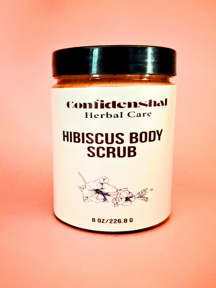 Hibiscus Body Scrub/Herbal Hibiscus Body Scrub