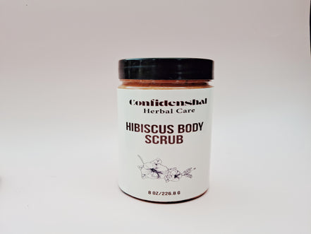 Hibiscus Body Scrub/Herbal Hibiscus Body Scrub