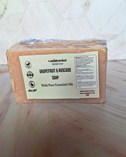 Grapefruit & Avocado Bar Soap