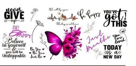 Butterfly Tumbler Wrap
