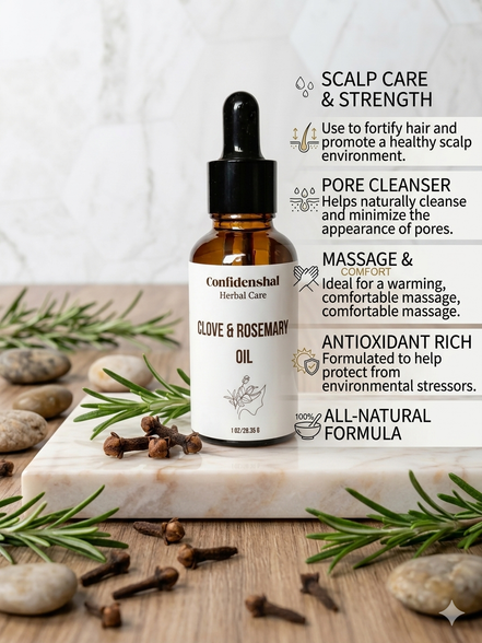 Clove & Rosemary Infused Oil