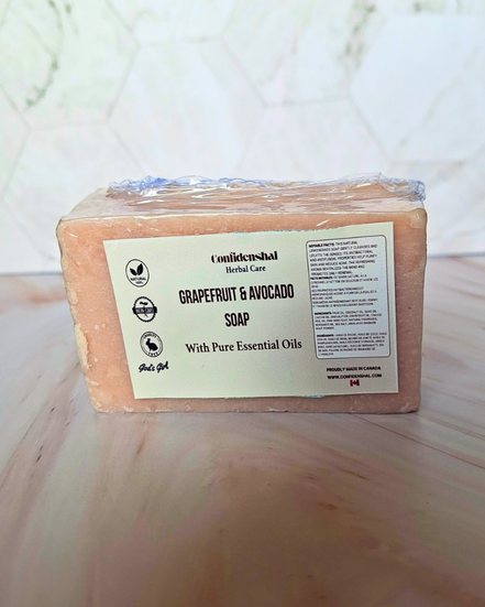 Grapefruit & Avocado Bar Soap
