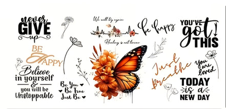 Butterfly Tumbler Wrap