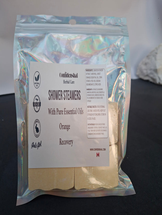 Orange Shower Steamer – Recovery & Renewal