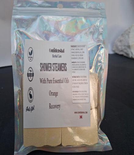 Orange Shower Steamer – Recovery & Renewal