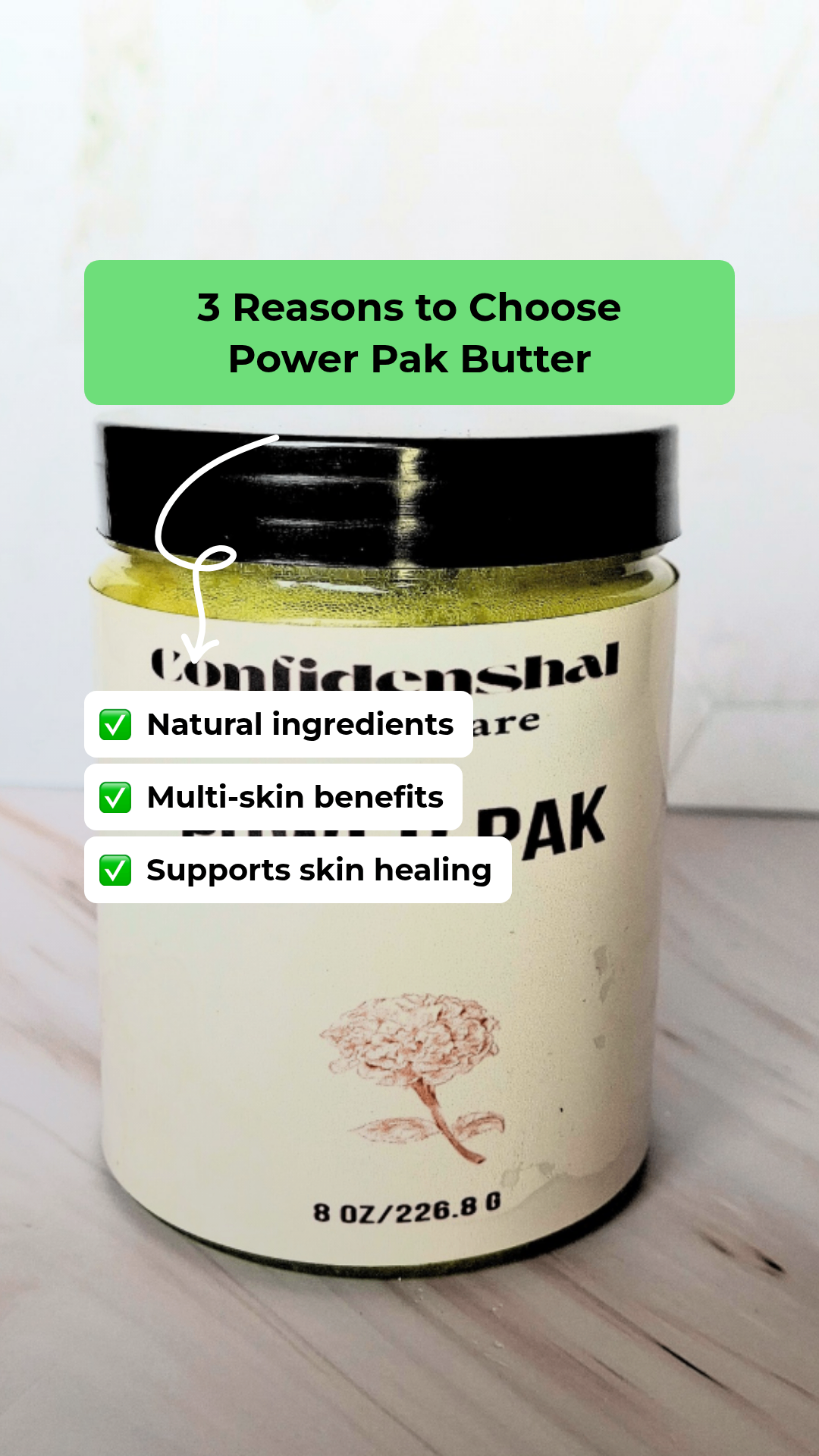 Power Pak Herbal Whipped Body Butter