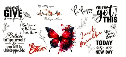 Butterfly Tumbler Wrap