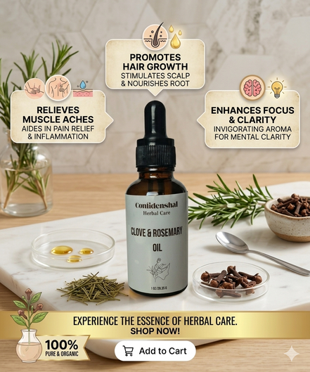 Clove & Rosemary Infused Oil